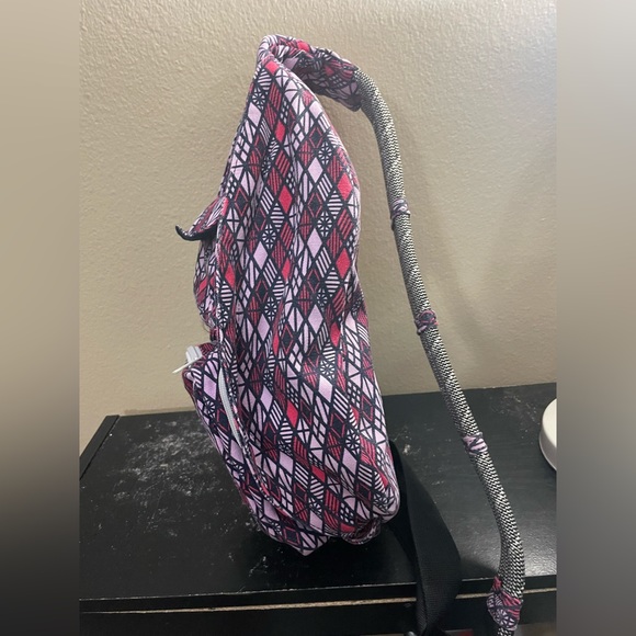 KAVU Women's Rope Pack pink Diamond print Sling pack Backpack - Picture 3 of 11
